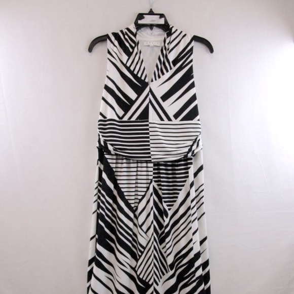 Chaus Tribal Black & White Maxi Dress - Picture 4 of 7
